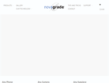 Tablet Screenshot of novagrade.com